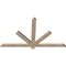 Ekena Millwork Kennewick Smooth Timber Gable Bracket, Douglas Fir, 60"W x 35"H x 1 1/2"D x 3 1/2"F, 14/12 Pitch GBW060X35X0204KEN00SDF - alternate 4